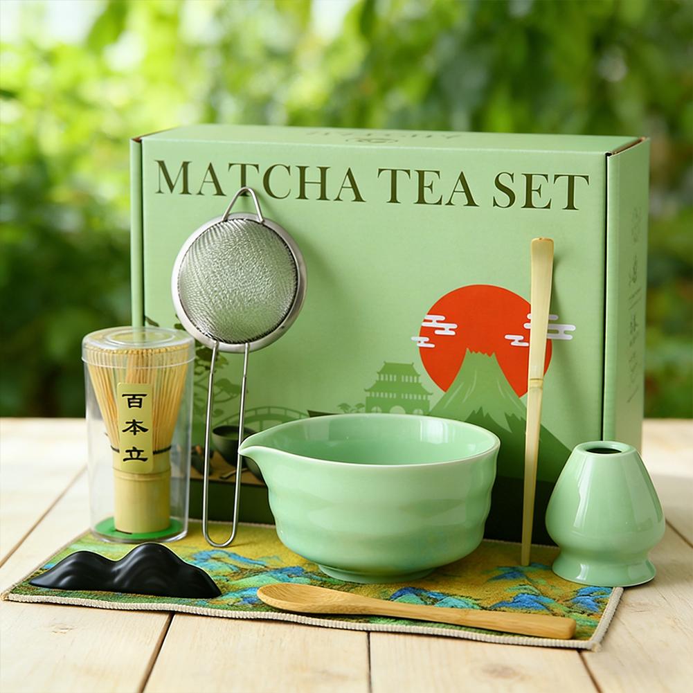 Bamboo Whisk Chasen - Conjunto de Chá Matcha Japonês Autêntico: