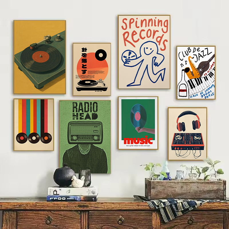Japanese Lifestyle Home - Retro estilo japonês vinil record player
