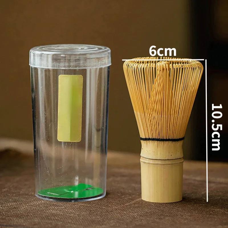 Bamboo Whisk Chasen - Conjunto de chá japonês matcha batedor