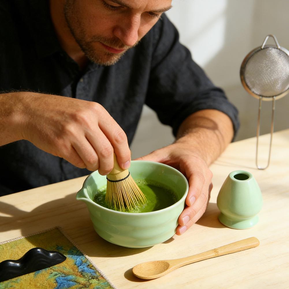Conjunto de Chá Matcha Japonês - Bamboo Whisk Chasen avaliação e preço