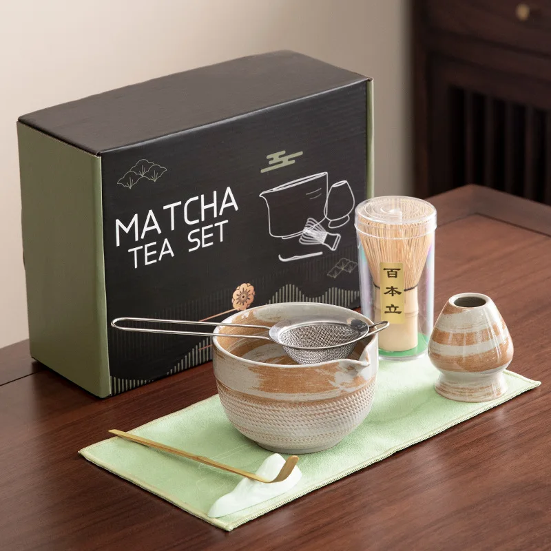 5/7 peças ​ Conjunto de Matcha - Bamboo Whisk Chasen avaliação e preço