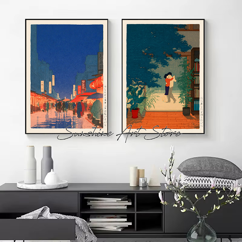 Vintage hasui kawase estilo mi - Japanese Minimalist Lifestyle avaliação e preço