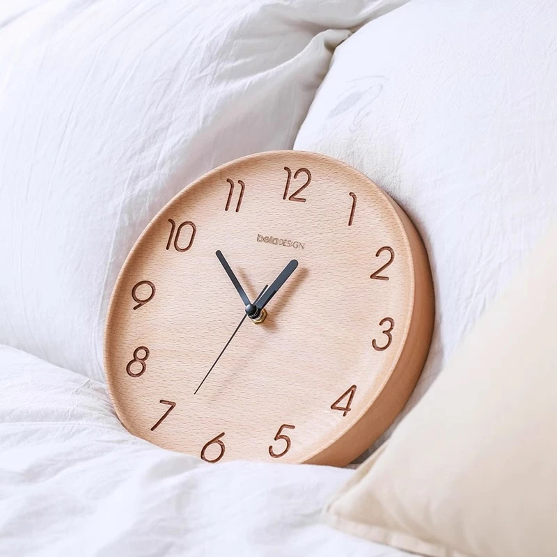 Relógio de Parede em Madeira E - Japanese Minimalist Lifestyle avaliação e preço