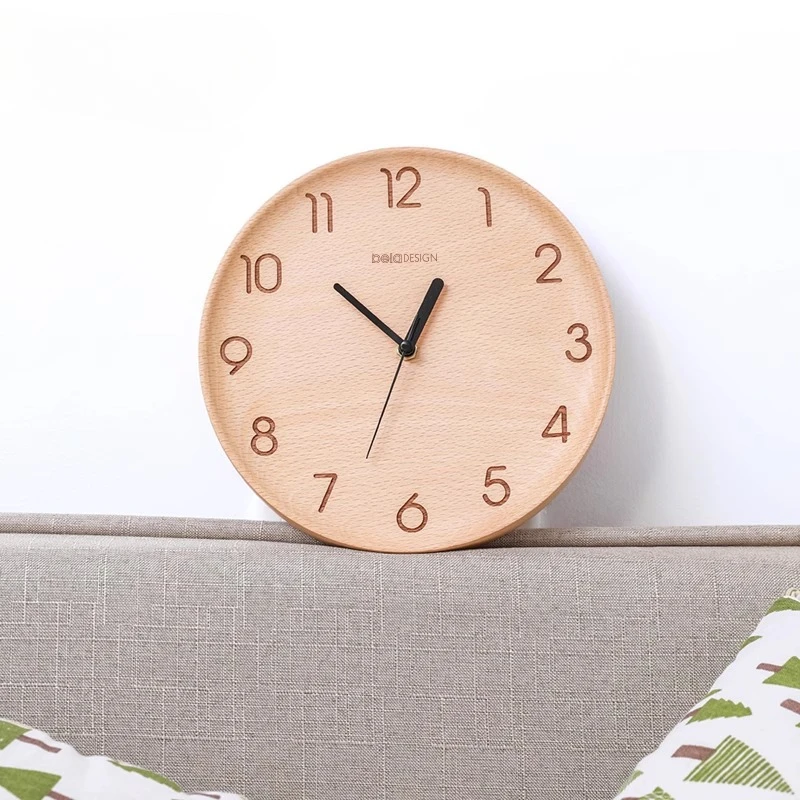 Relógio de Parede em Madeira E - Japanese Minimalist Lifestyle avaliação e preço