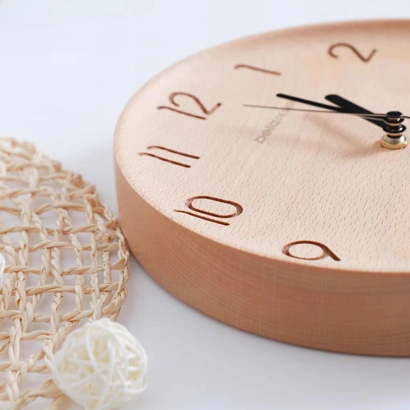 Relógio de Parede em Madeira E - Japanese Minimalist Lifestyle avaliação e preço