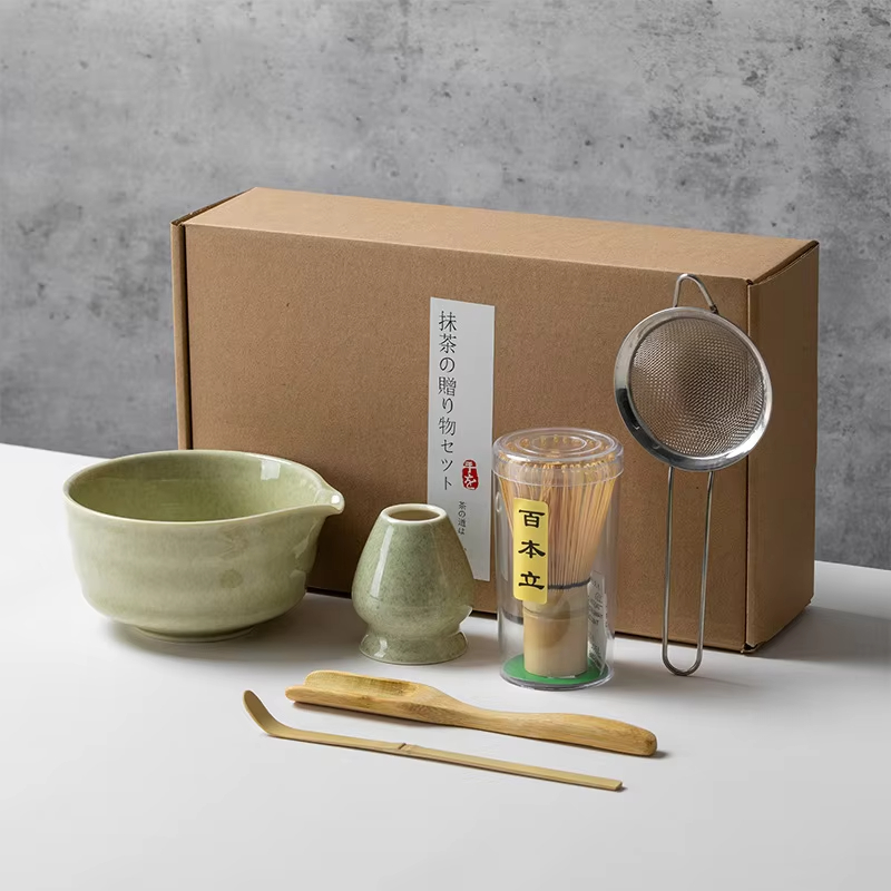 Jogo de chá matcha estilo japo - Bamboo Whisk Chasen avaliação e preço