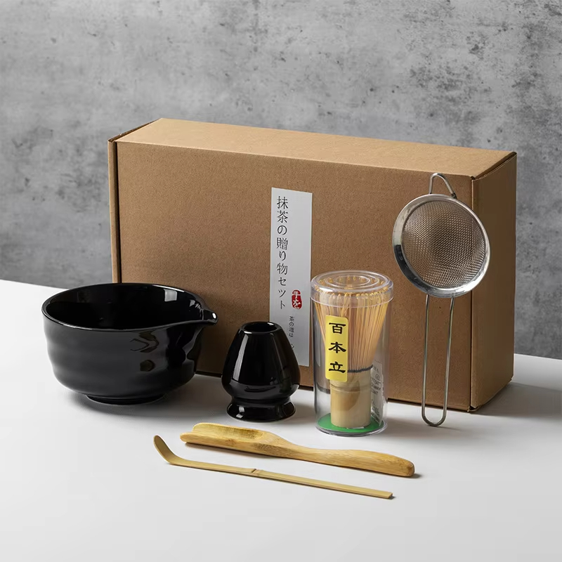 Jogo de chá matcha estilo japo - Bamboo Whisk Chasen avaliação e preço