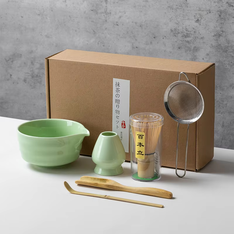 Jogo de chá matcha estilo japo - Bamboo Whisk Chasen avaliação e preço
