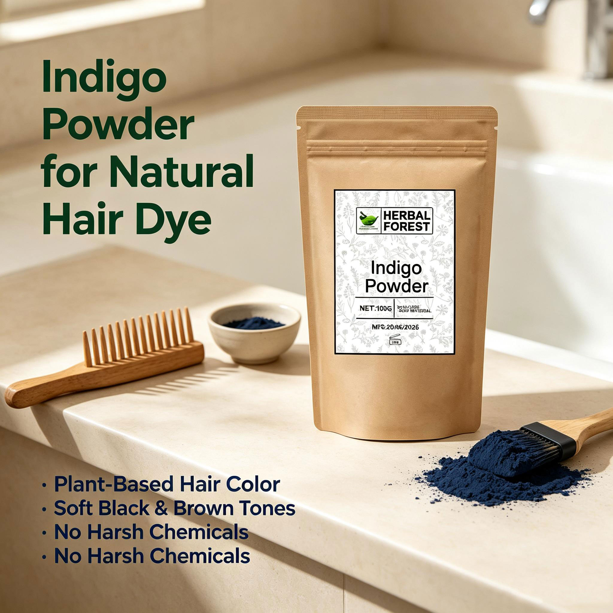 Pó de índigo para tingimento c - Indigo Dye Kit avaliação e preço