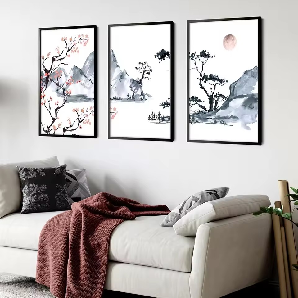 Pôsteres de Pintura a Óleo em  - Japanese Lifestyle Home avaliação e preço
