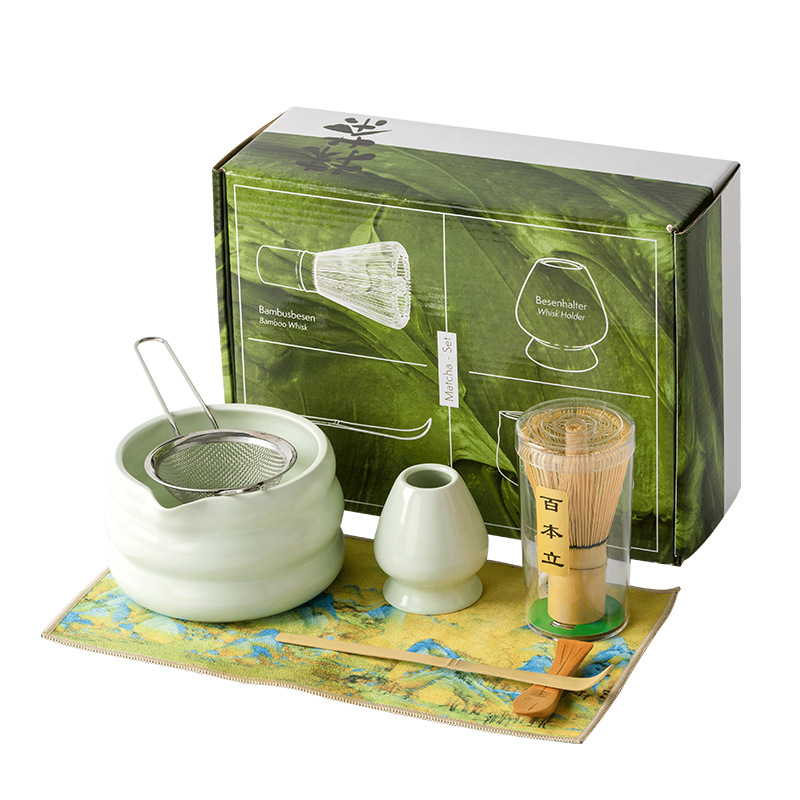 4/7 pçs conjunto matcha japonê - Bamboo Whisk Chasen avaliação e preço