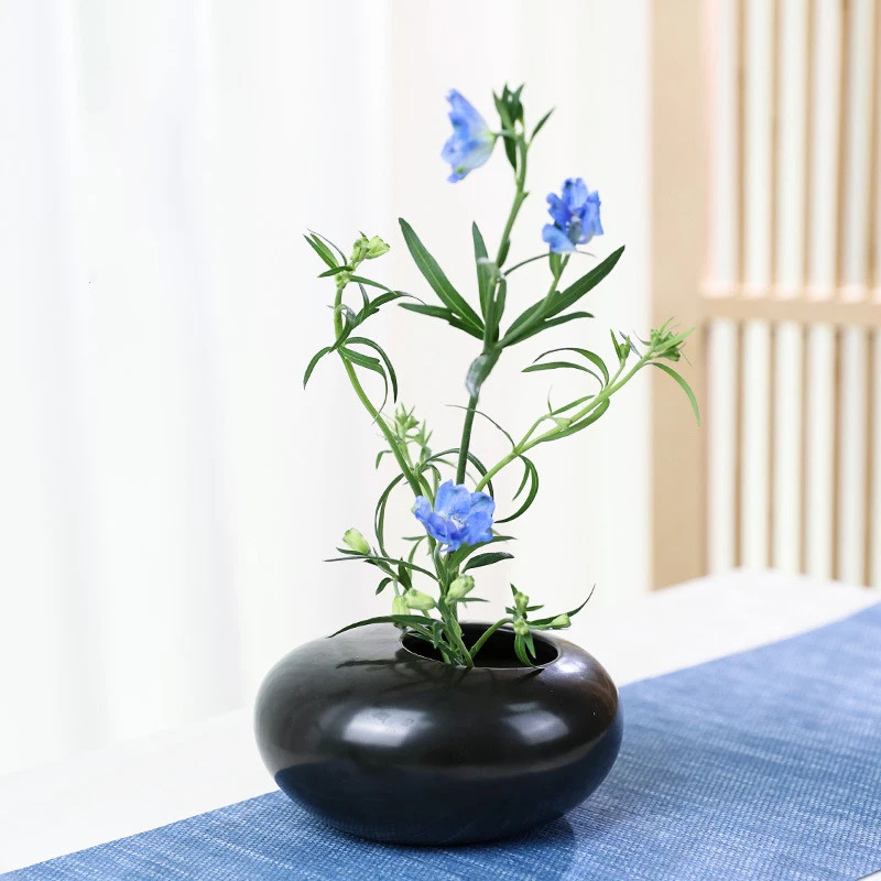 Sapo japonês vaso de cerâmica  - Ikebana Vase Kenzan avaliação e preço